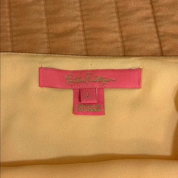 Lilly Pulitzer Karmen Cami soft peach color size Large - Picture 9 of 14